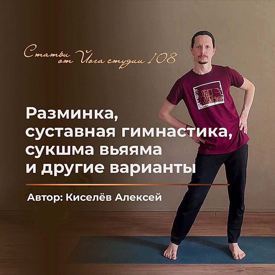 Подробнее о статье Разминка, суставная гимнастика (сукшма вьяяма и другие варианты)